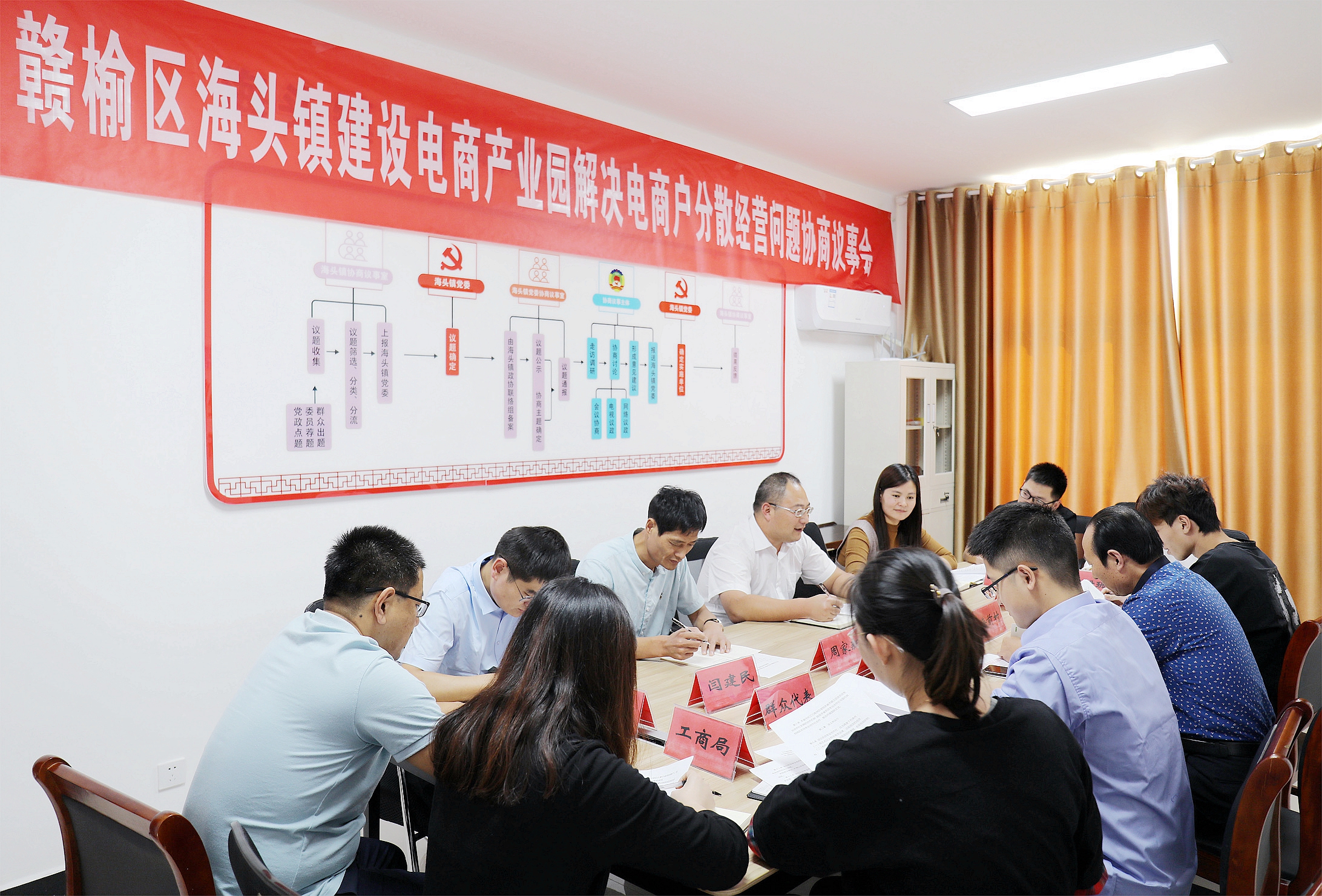 组织委员和相关代表召开协商议事会.jpg